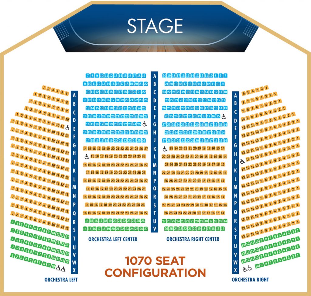 Seating Charts – Clermont Performing Arts Center