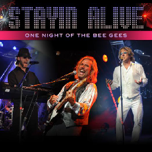 Stayin’ Alive, with the vocal match of Tony Mattina, Todd Sharman, and George Manz, creates a realistic sense of hearing and experiencing the brothers’ Gibb live in concert. Stayin’ Alive features a vocal trio, backed by studio musicians who wholly capture the sound mystique of The Bee Gees that will have you singling along to song such as “Night Fever,” “Jive Talkin,” “You Should Be Dancin,” and “Stayin Alive.”
