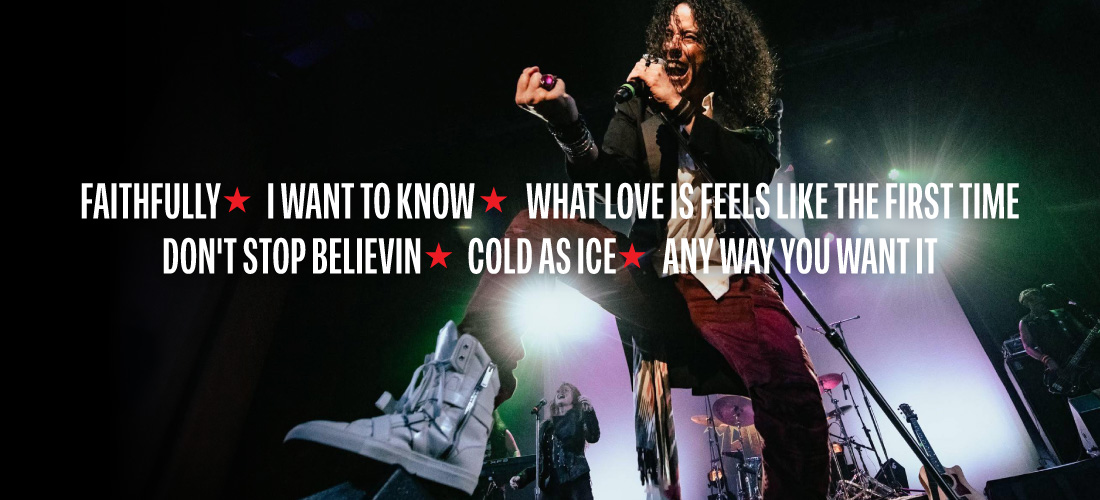 FJ Band - Foreigner and Journey Tribute lead singer